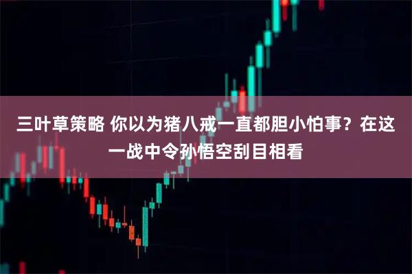 三叶草策略 你以为猪八戒一直都胆小怕事？在这一战中令孙悟空刮目相看